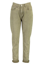 Load image into Gallery viewer, High Waist Distressed Rigid Mom Jeans
