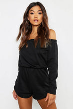 Load image into Gallery viewer, Bardot Long Sleeve Sweat Romper
