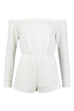 Load image into Gallery viewer, Bardot Long Sleeve Sweat Romper
