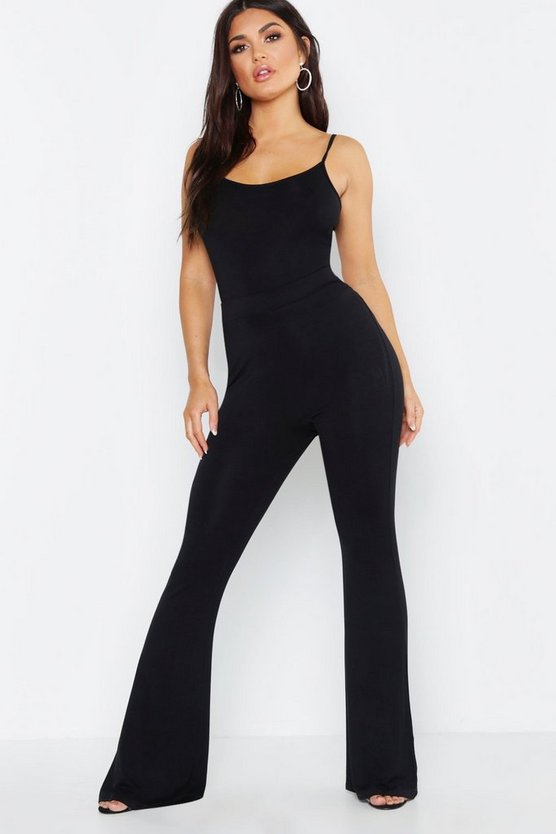 High Waist Basic Fit + Flare Pants