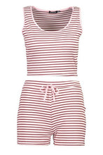 Load image into Gallery viewer, Rib Stripe Lounge Set
