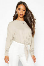Load image into Gallery viewer, Mix &amp; Match Knot Front Soft Lounge Top
