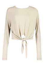 Load image into Gallery viewer, Mix &amp; Match Knot Front Soft Lounge Top
