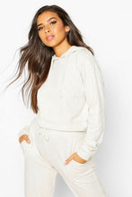 Load image into Gallery viewer, Brushed Crop Hoodie

