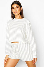 Load image into Gallery viewer, Soft Stripe Lounge Short
