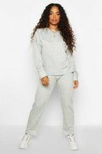 Load image into Gallery viewer, Petite Straight Leg Jogger &amp; Sweat Lounge Set
