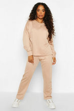 Load image into Gallery viewer, Petite Straight Leg Jogger &amp; Sweat Lounge Set
