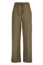Load image into Gallery viewer, Plus Side Stripe Drawstring Wide Leg Trousers

