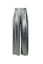 Load image into Gallery viewer, Plus Metallic Wide Leg Trouser

