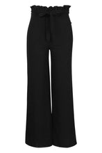 Load image into Gallery viewer, Plus Ruffle High Waist Tie Belt Trouser
