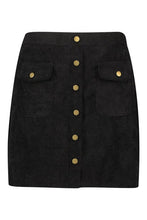 Load image into Gallery viewer, Plus Chunky Cord Pocket Front Mini Skirt
