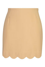 Load image into Gallery viewer, Plus Woven Scallop Mini Skirt

