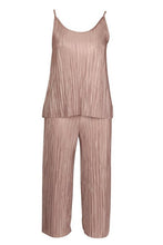 Load image into Gallery viewer, Plus plisse Swing Cami + Culotte Co-Ord
