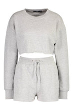 Load image into Gallery viewer, Petite Short and Sweat Loungewear Set
