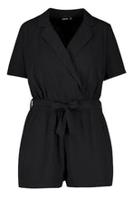 Load image into Gallery viewer, Plus Plunge Utility Self Belt Playsuit
