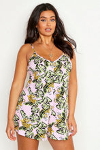 Load image into Gallery viewer, Plus Tropical Print Playsuit
