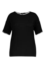 Load image into Gallery viewer, Plus Snake Print Ringer T-Shirt
