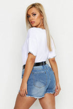 Load image into Gallery viewer, Plus Snake Print Ringer T-Shirt

