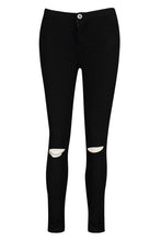 Load image into Gallery viewer, Petite Rip Knee Skinny Jean
