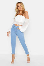 Load image into Gallery viewer, Petite High Rise Mom Jean
