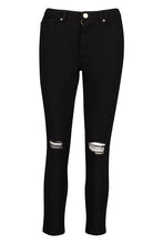 Load image into Gallery viewer, Petite High Rise Distressed Skinny Jean
