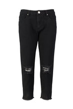 Load image into Gallery viewer, Petite Distressed Boyfriend Jean
