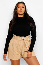 Load image into Gallery viewer, Plus Ribbed Turtle Neck Jumper
