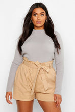Load image into Gallery viewer, Plus Ribbed Turtle Neck Jumper
