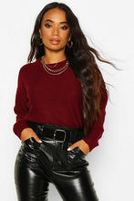 Load image into Gallery viewer, Petite Boxy Scoop Neck Jumper
