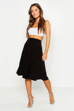 Load image into Gallery viewer, Petite Slinky Pleated Midi Skirt
