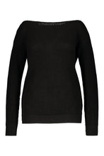 Load image into Gallery viewer, Plus Slash Neck Fisherman Jumper
