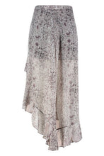 Load image into Gallery viewer, Plus Snake Print Ruffle Skirt
