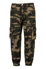 Load image into Gallery viewer, Plus Ripped Pocket Denim Cargo Jeans
