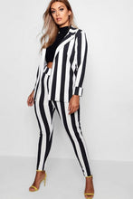 Load image into Gallery viewer, Plus Striped Suit Co-ord
