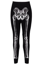 Load image into Gallery viewer, Plus Laura Halloween Printed Skeleton Legging
