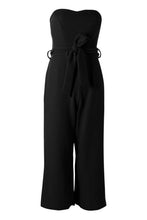 Load image into Gallery viewer, Petite Bandeau Tie Waist Jumpsuit
