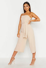 Load image into Gallery viewer, Petite Bandeau Tie Waist Jumpsuit
