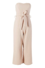 Load image into Gallery viewer, Petite Bandeau Tie Waist Jumpsuit
