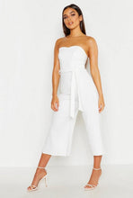 Load image into Gallery viewer, Petite Bandeau Tie Waist Jumpsuit
