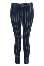 Load image into Gallery viewer, Petite Stretch Stripe Tube Jean
