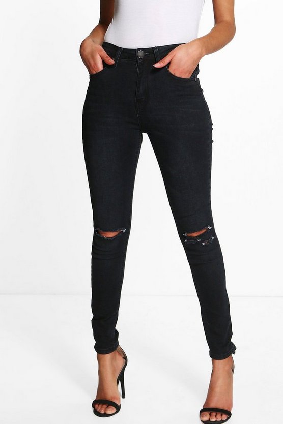 Petite High Waisted Skinny Jeans