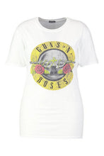 Load image into Gallery viewer, Plus Guns N Roses License T-Shirt
