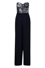 Load image into Gallery viewer, Premium Cupped Lace Up Wide Leg Jumpsuit
