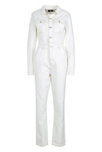 Load image into Gallery viewer, Tall Utility Pocket Contrast Stitch Denim Boilersuit
