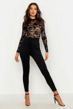 Load image into Gallery viewer, Tall Lace High Neck Jumpsuit
