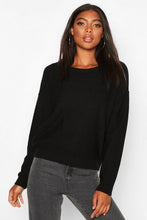 Load image into Gallery viewer, Tall Boxy Scoop Neck Jumper
