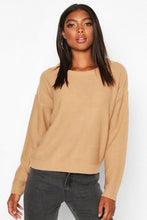 Load image into Gallery viewer, Tall Boxy Scoop Neck Jumper
