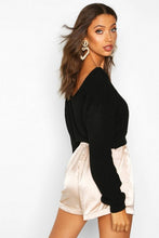 Load image into Gallery viewer, Tall V Back Crop Sweater
