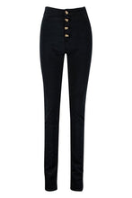 Load image into Gallery viewer, Tall Horn Button Skinny Jean
