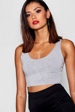 Load image into Gallery viewer, Tall Basic Scoop Neck Crop Top
